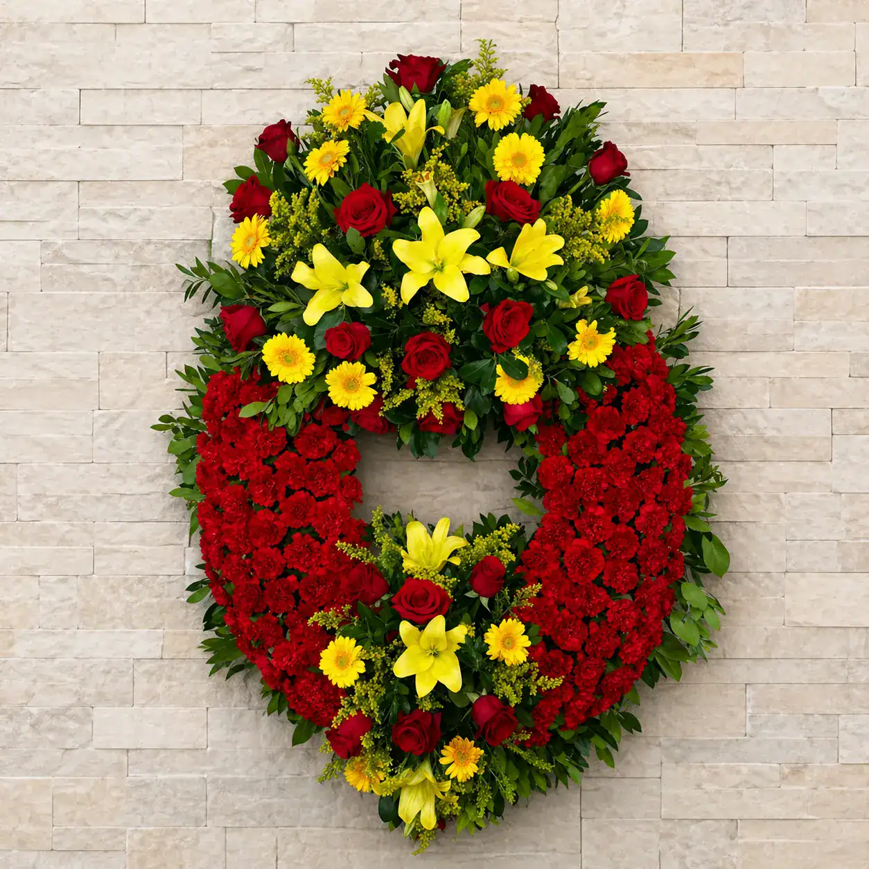 Corona de flores Robledo