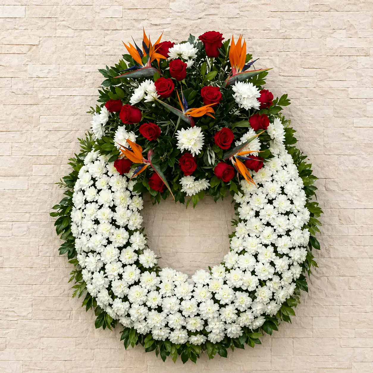 Corona de flores Fuentealbilla