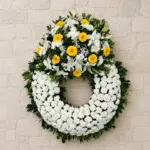 Corona de flores Balazote
