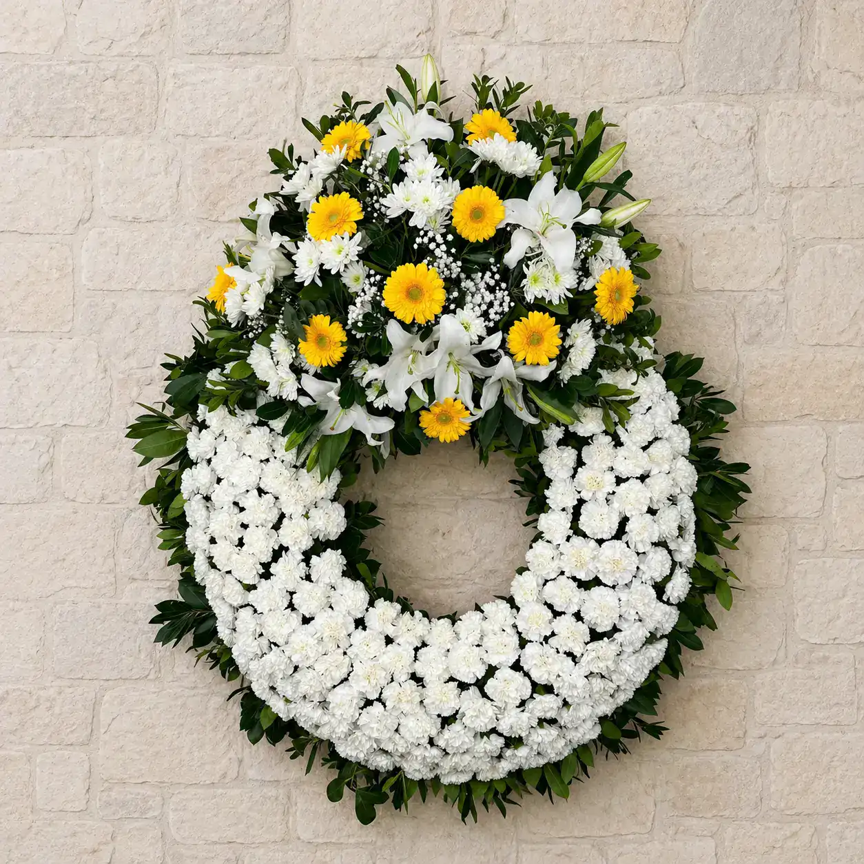 Corona de flores Balazote