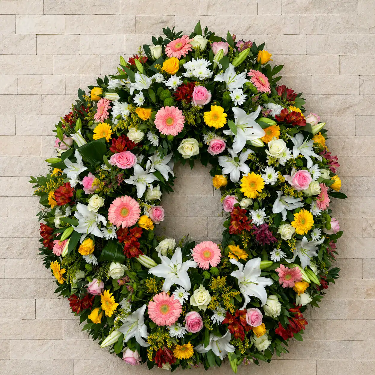 Corona de flores Vianos