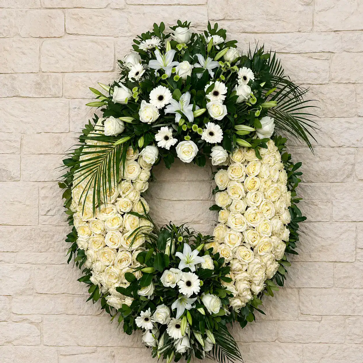 Corona de flores Madrigueras